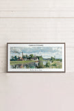 THE RIVER OISE, Oeuvre sur toile étiré