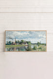 THE RIVER OISE, Oeuvre sur toile étiré