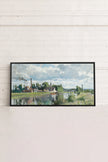 THE RIVER OISE, Oeuvre sur toile étiré