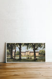 SUMMER AT THE ESTATE, Oeuvre sur toile étirée