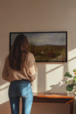 COUNTRYSIDE GLOW, Oeuvre sur toile étirée