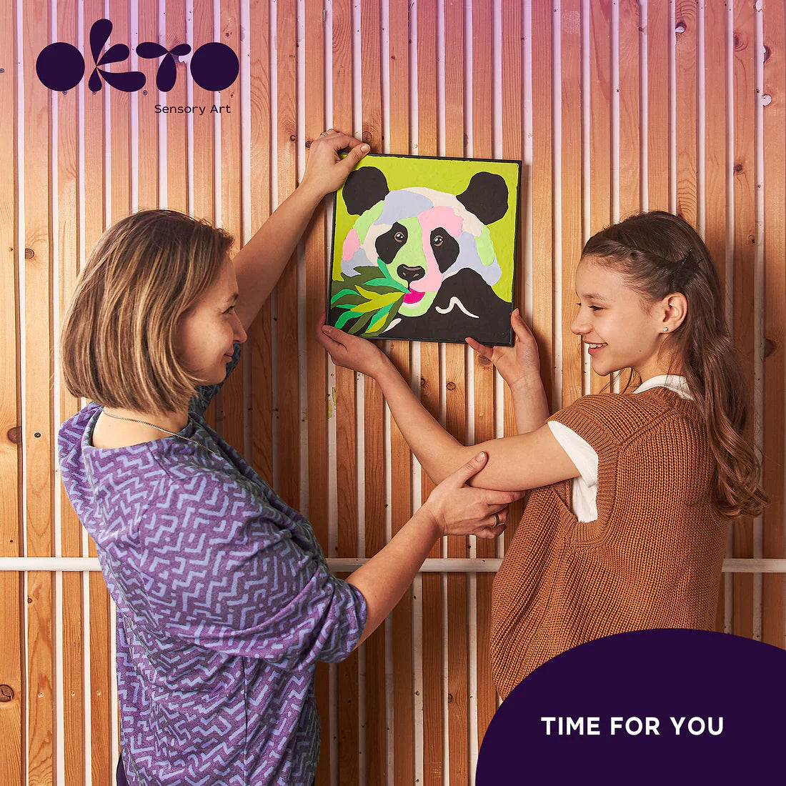 OKTO - COLORING WITH CLAY BY NUMBERS - PANDA
