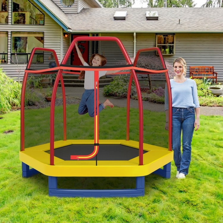 7 Feet Kids Recreational Bounce Jumper Trampoline