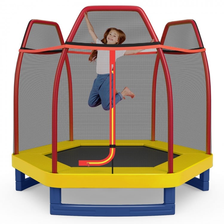 7 Feet Kids Recreational Bounce Jumper Trampoline