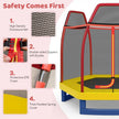 7 Feet Kids Recreational Bounce Jumper Trampoline