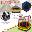 7 Feet Kids Recreational Bounce Jumper Trampoline