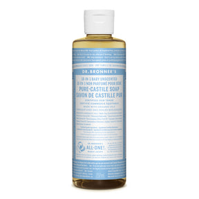 Dr. Bronner's Magic Soap - Baby-Unscented Pure-Castile Soap (237ml)