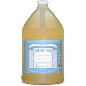Dr. Bronner's Magic Soap - Baby Unscented Pure-Castile Soap (3.8L)