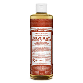 Dr. Bronner's Magic Soap - Eucalyptus Pure-Castile Soap (473ml)