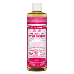 Dr. Bronner's Magic Soap - Rose Pure-Castile Soap (473ml)