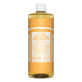 Dr. Bronner's Magic Soap - Citrus Pure-Castile Liquid Soap (946ml)