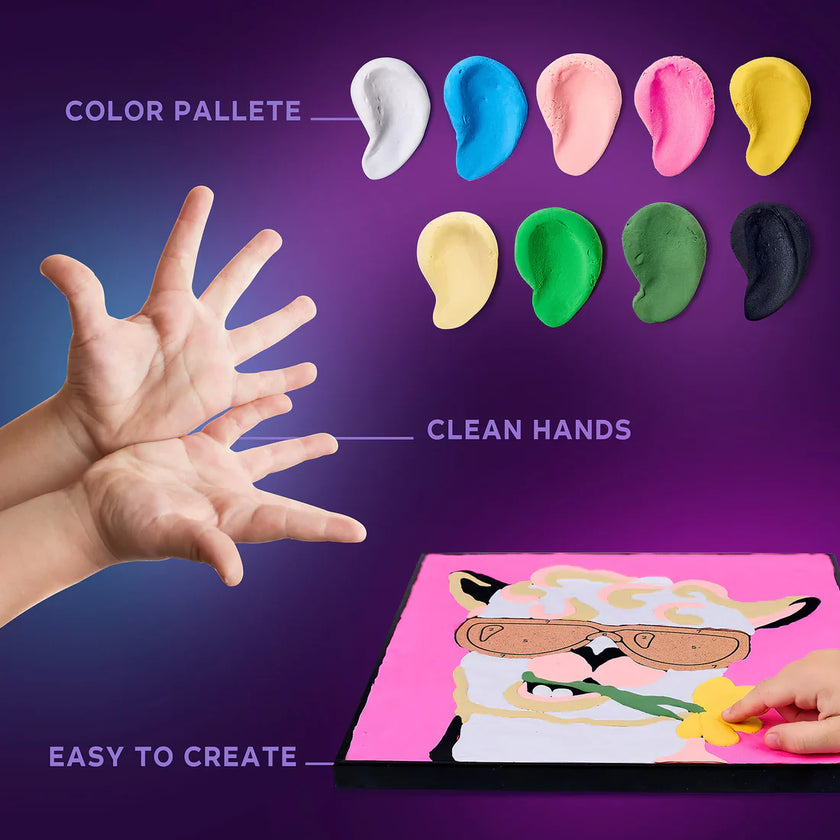 OKTO - COLORING WITH CLAY BY NUMBERS - LLAMA