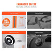 VEVOR 8KW Diesel Heater, 12V/24V All-in-One Air Heater, Bluetooth App, Remote & Display, CO Alarm, Fast Heating Horizontal Portable Heater for Vehicles & Garage