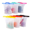 10pcs Kitchen Refrigerator Silicone Food Storage Bag
