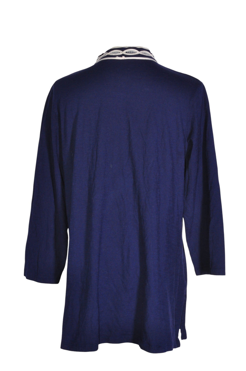 TANJAY Women Tunics Regular fit in Blue - M