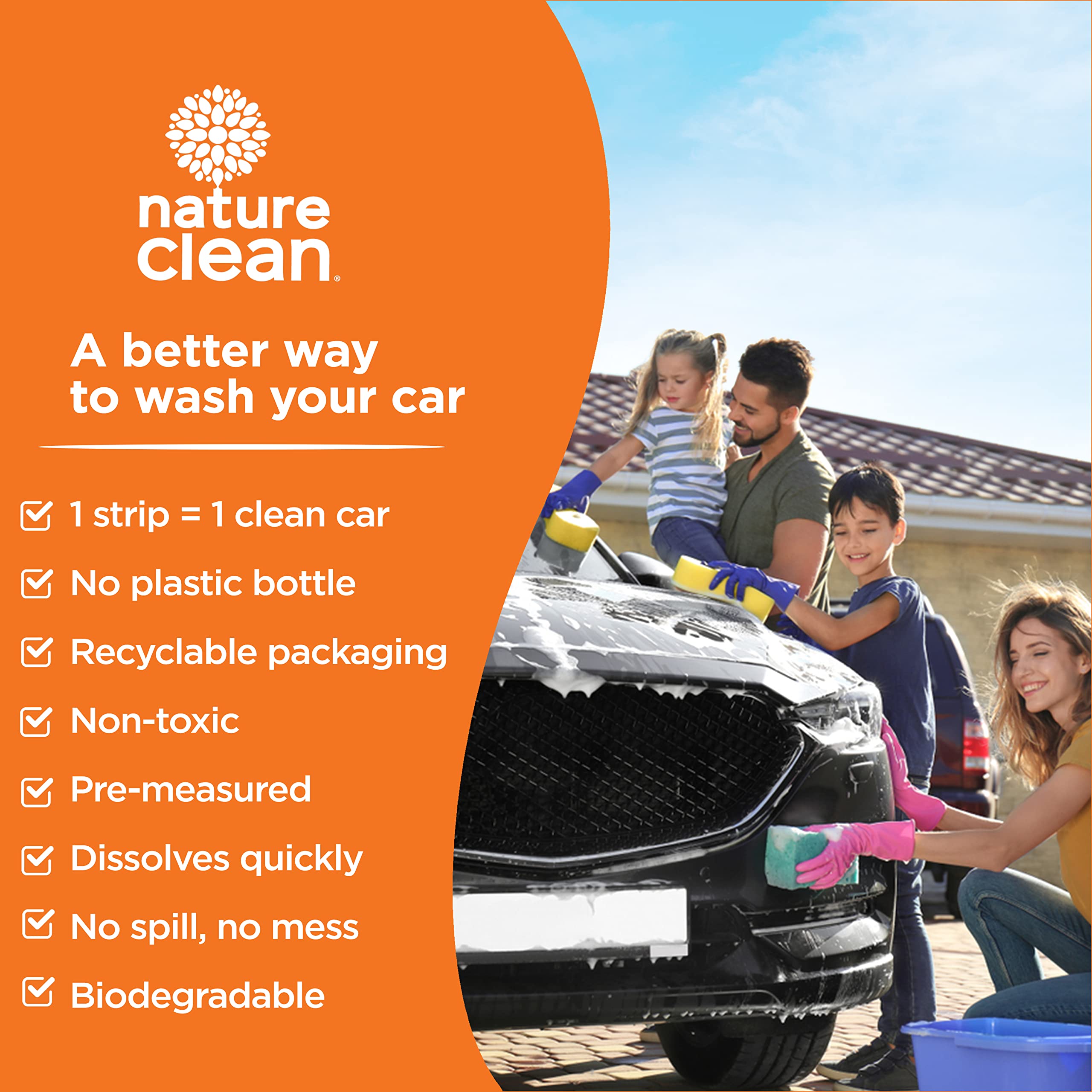 Nature Clean - Car Wash Strips (36ct)