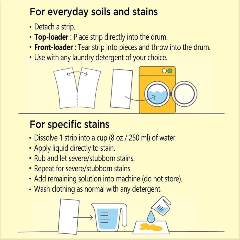 Nature Clean - Laundry Stain Remover Strips (32ct)