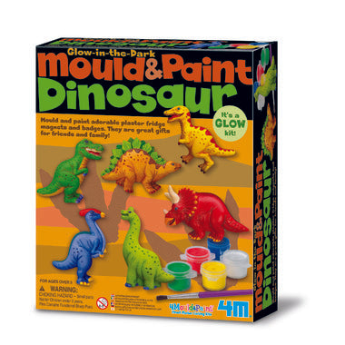 4M - BILINGUAL****GLOW DINOSAUR-MOULD & PAINT