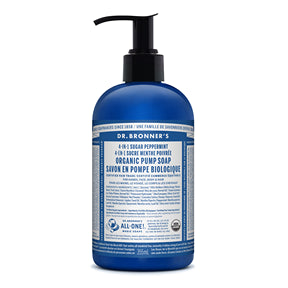 Dr. Bronner's Magic Soap - Peppermint Organic Sugar Soap (355ml)