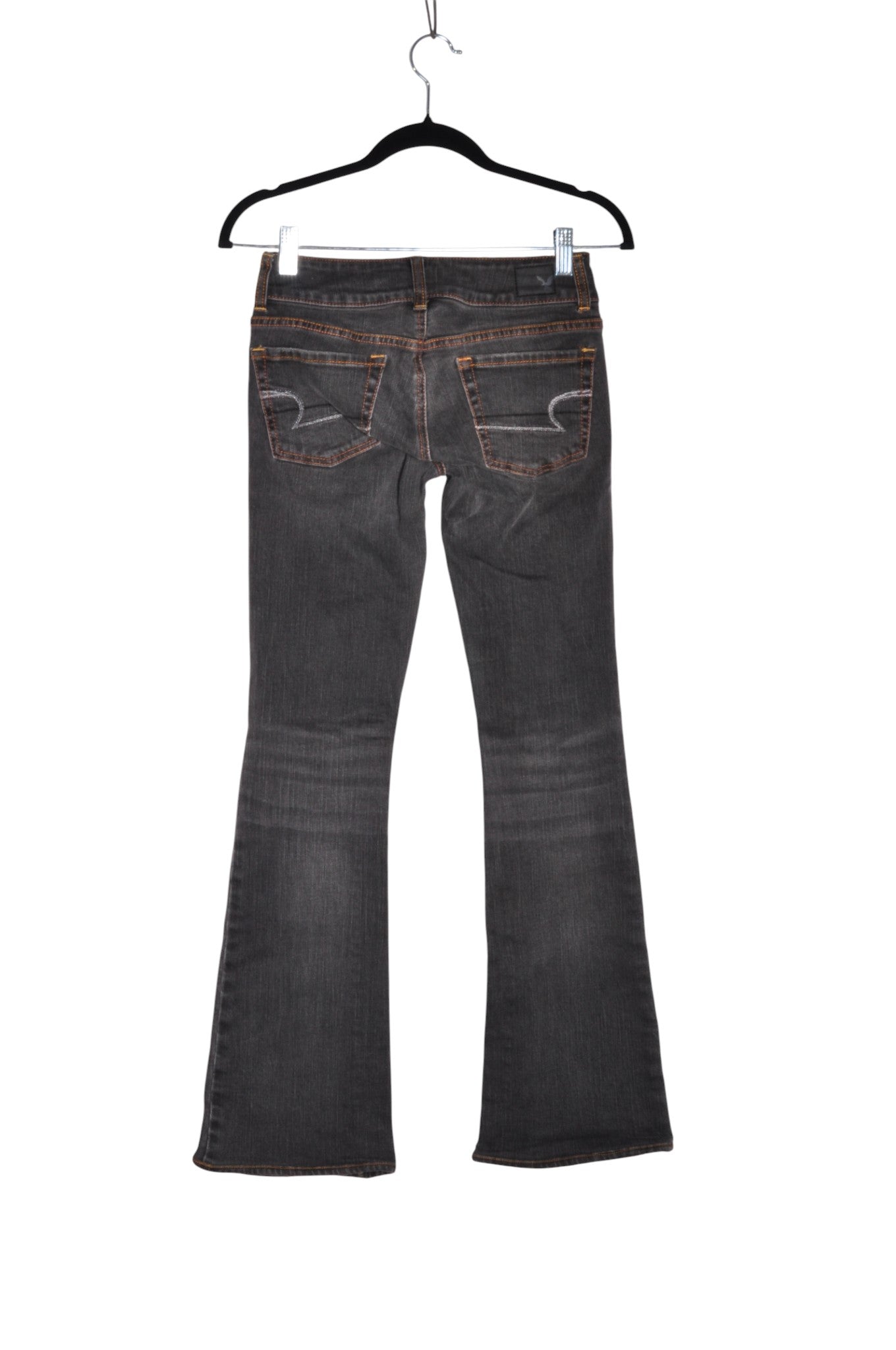 AMERICAN EAGLE Women Bootcut Jeans Regular fit in Black - 0