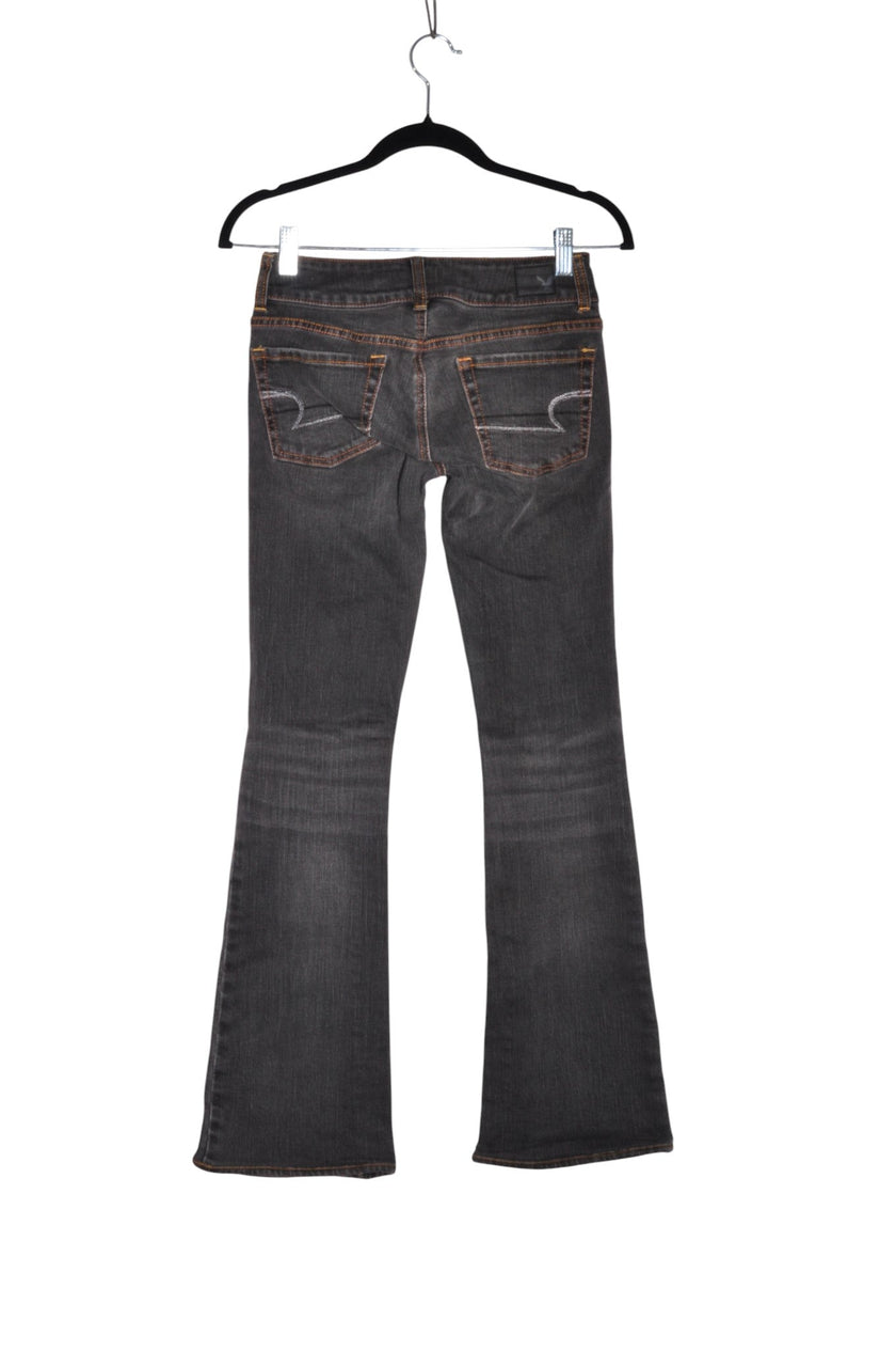 AMERICAN EAGLE Women Bootcut Jeans Regular fit in Black - 0
