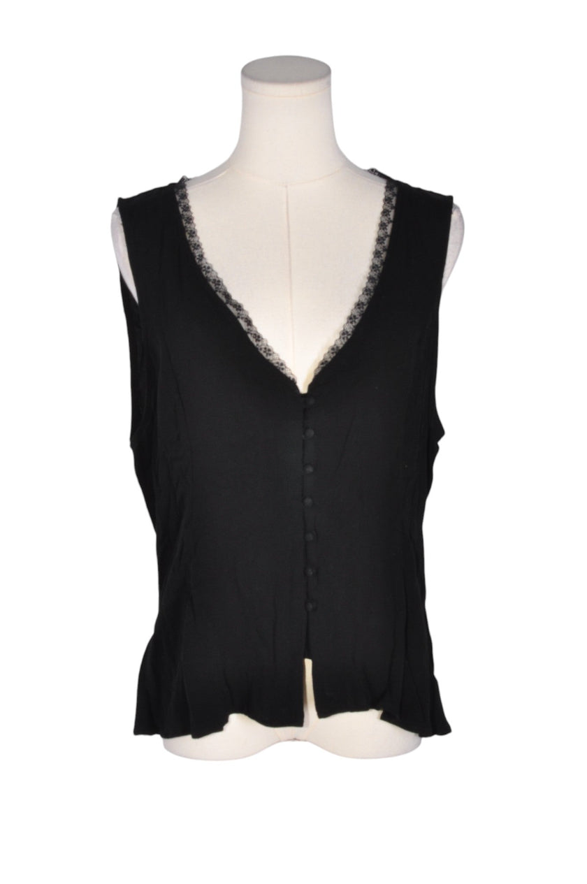 JOE FRESH Women Button Down Tops Regular fit in Black - XL