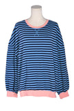 UNBRANDED Women Sweatshirts Regular fit in Blue - L