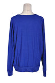 HYBA Women Sweatshirts Regular fit in Blue - L