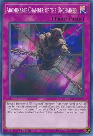 Abominable Chamber of the Unchained (CHIM-EN070) - Chaos Impact 1st Edition