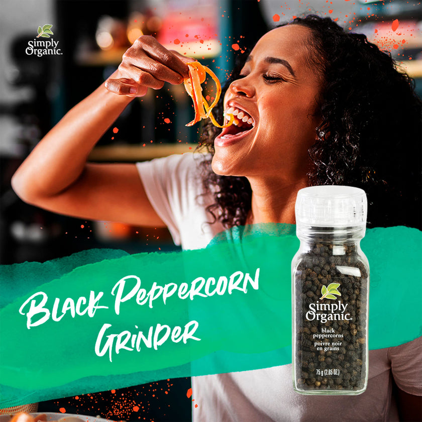 Simply Organic - Black Peppercorn Grinder (75g)