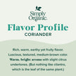 Simply Organic - Coriander (65g)