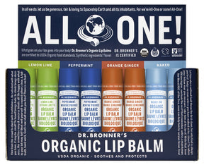 Dr. Bronner's Magic Soap - Organic Lip Balm Counter Display (1disp)