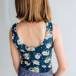 Youth Bamboo Longline Bralette-Style Tank | Celestial Floral