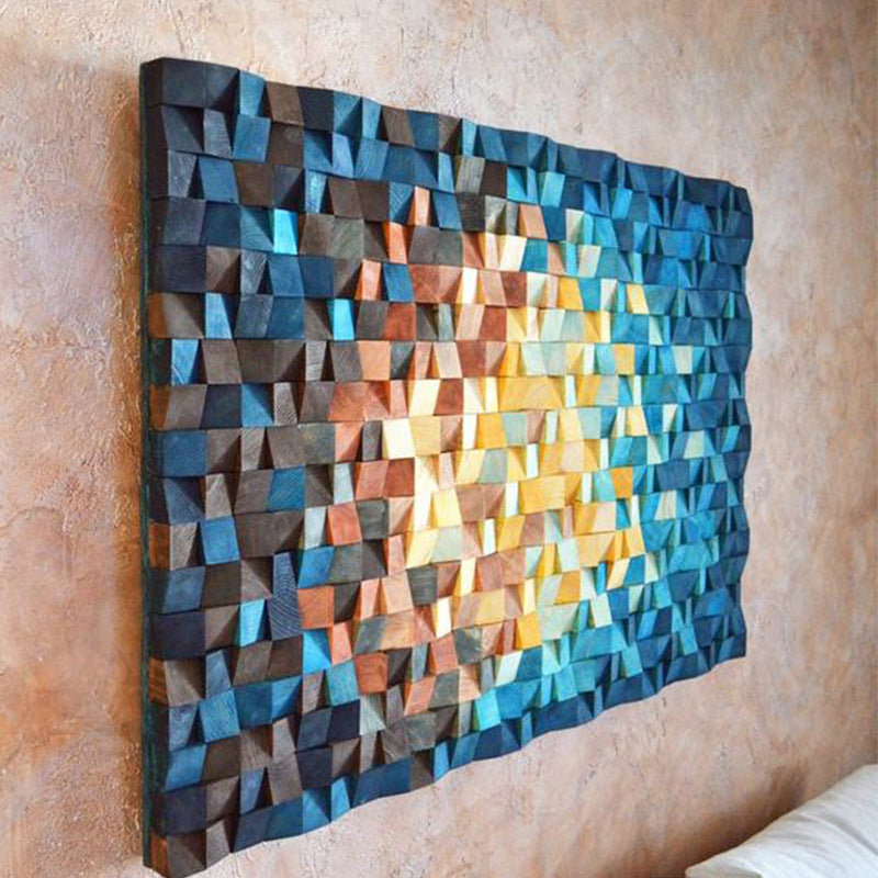 Mosaic Canvas Wall Art – 3D Decorative Hanging Painting | EX-STOCK Canada