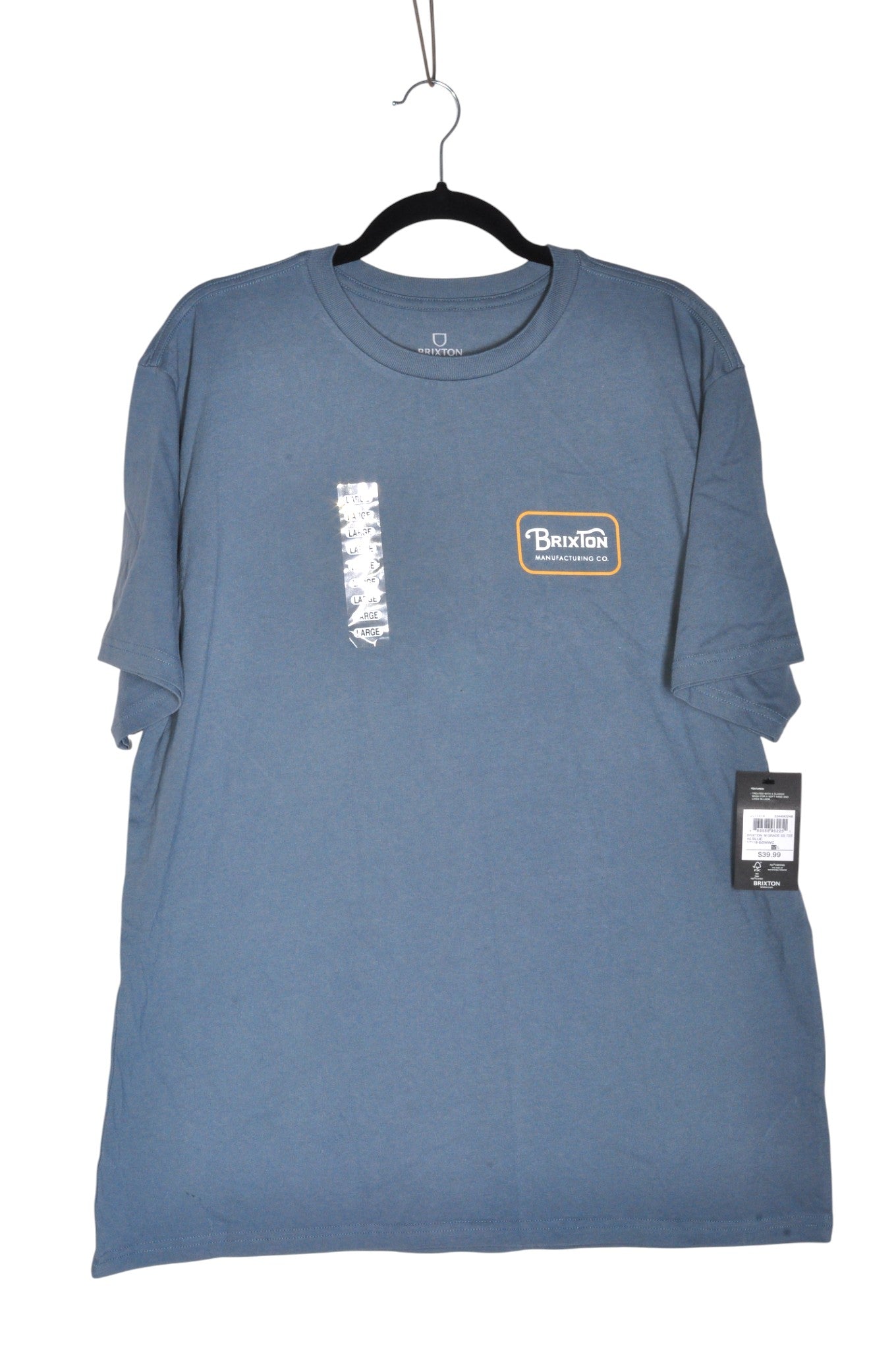 BRIXTON Men T-Shirts Regular fit in Blue - L