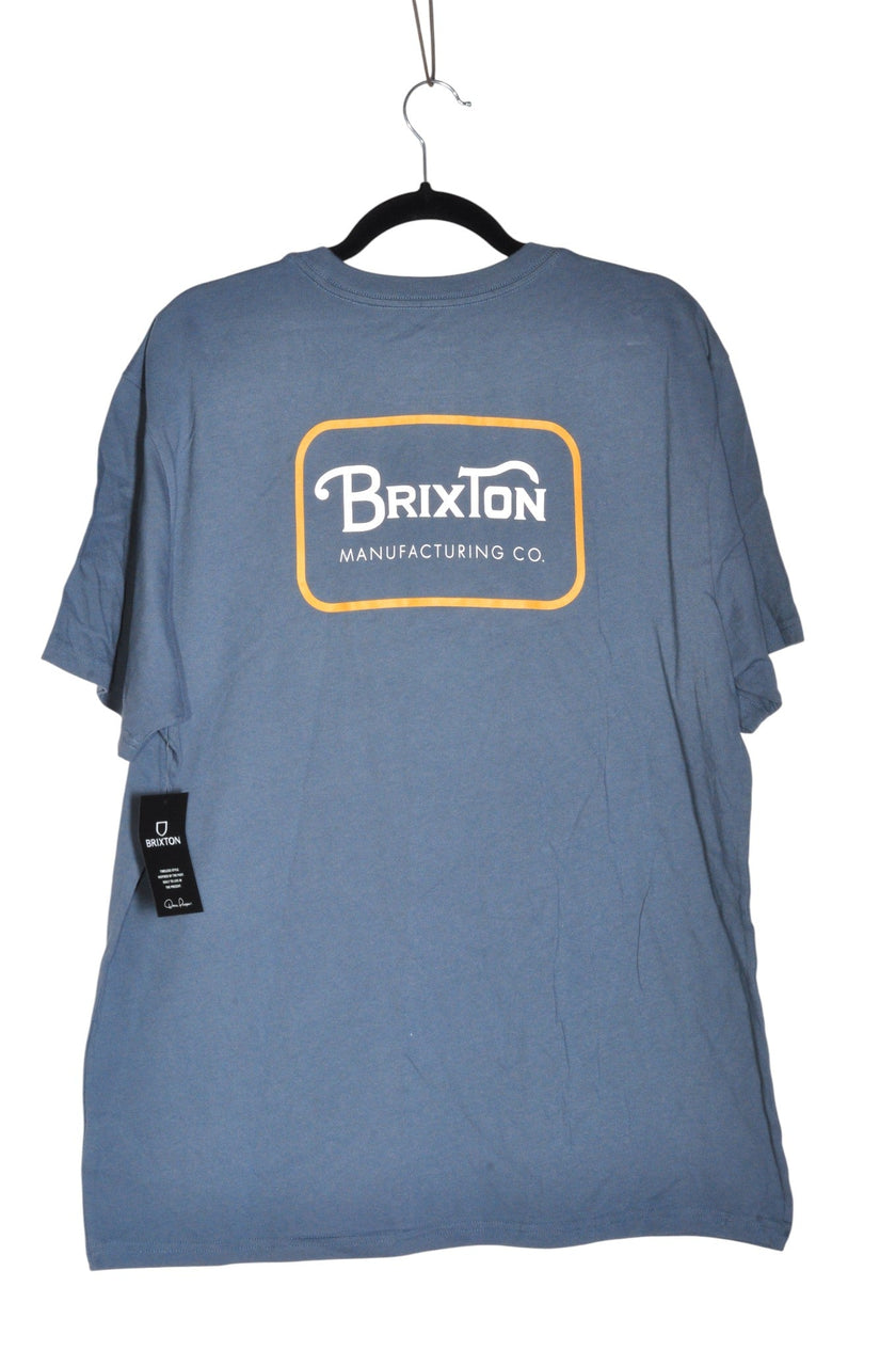 BRIXTON Men T-Shirts Regular fit in Blue - L