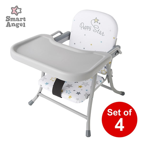 [ ケース販売 ]  SmartAngel  抗菌ローチェア（HAPPY STAR）×4個入 [西松屋]【日本出荷】