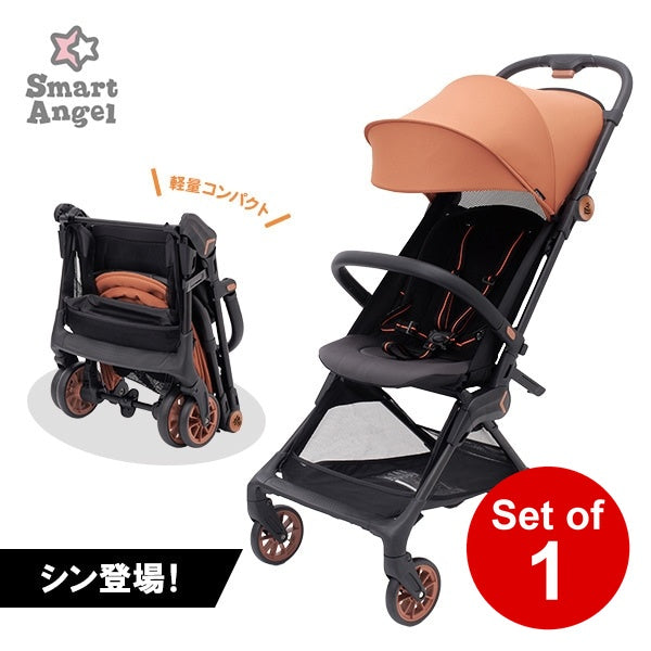 [ ケース販売 ]  SmartAngel  シンコンパクトベビーカーβ（ベータ）×1個入 [西松屋]【日本出荷】