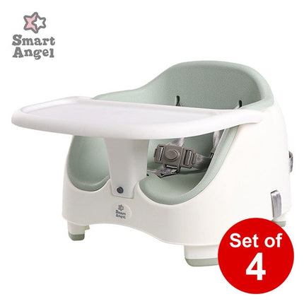 [ ケース販売 ]  SmartAngel  高さ調整ブースターチェア（ミントグリーン）×4個入 [西松屋]【日本出荷】