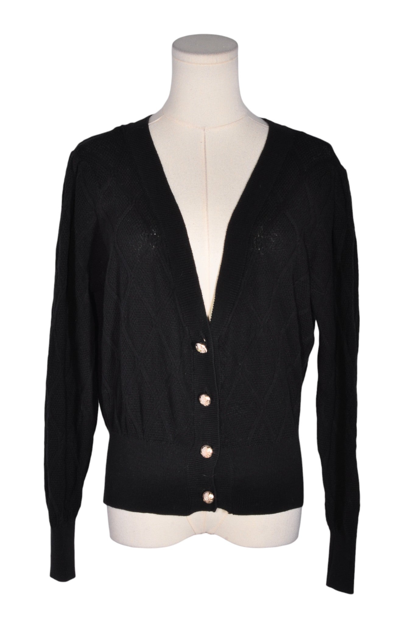 UNIQUE Women Cardigans Regular fit in Black - M