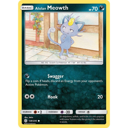 Alolan Meowth (128/236) (SM12)