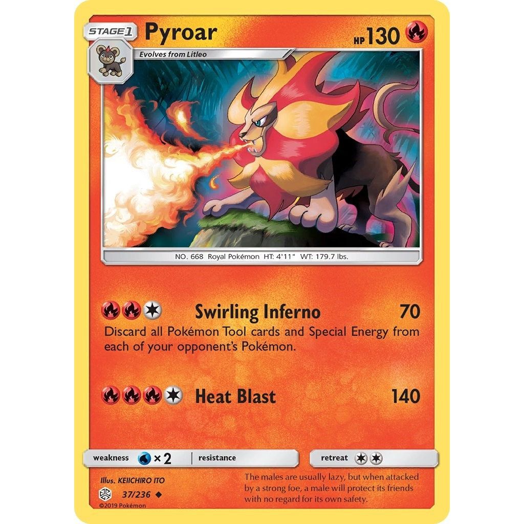 Pyroar (37/236) (SM12)