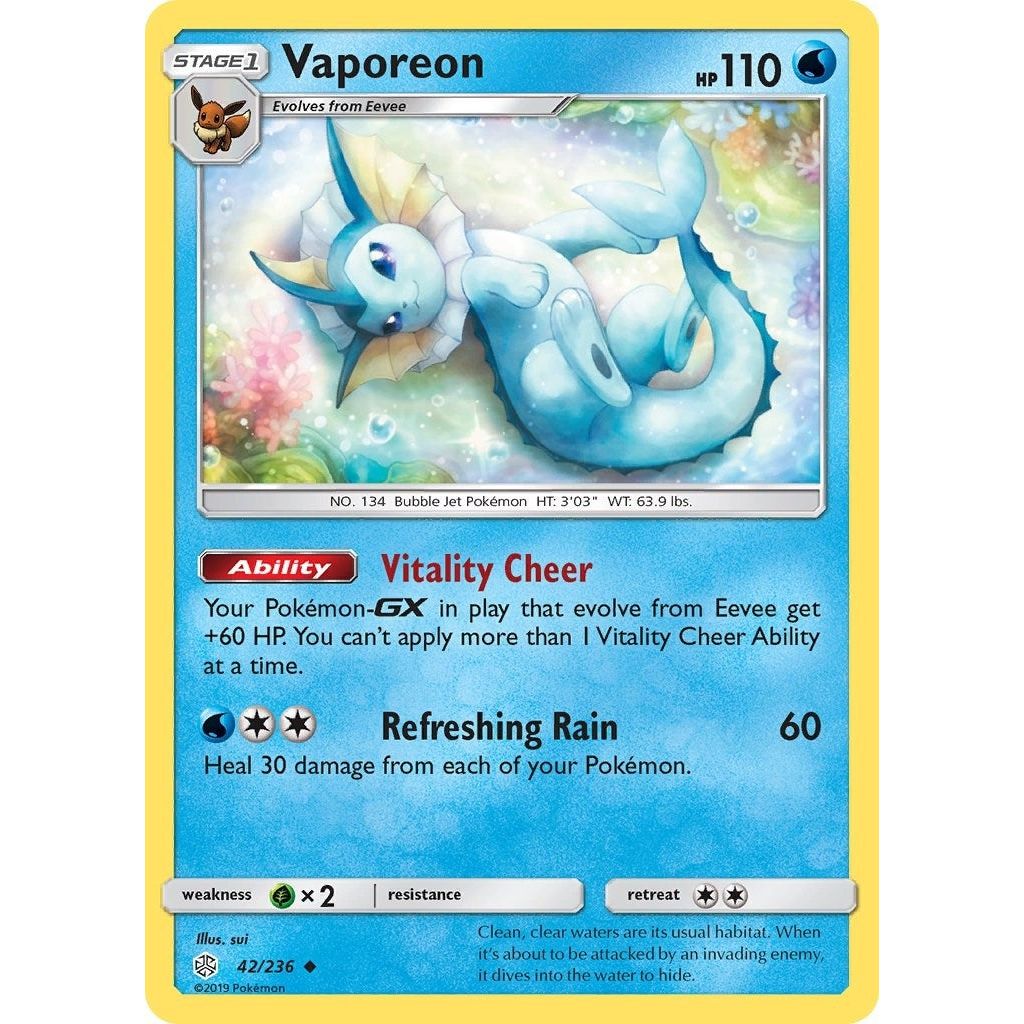 Vaporeon (42/236) (SM12)