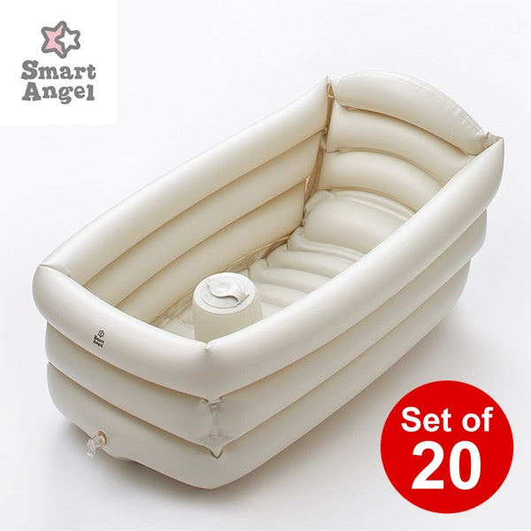 [ ケース販売 ]  SmartAngel  ソフトベビーバス（エアポンプ内蔵）×20個入 [西松屋]【日本出荷】
