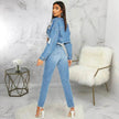 Y2K Fashion Women Street Denim Jeans Cropped Jacket