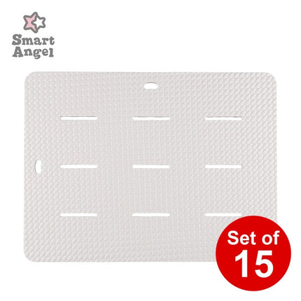 [ ケース販売 ]  SmartAngel  抗菌バスマットミニ（ホワイト）×15個入 [西松屋]【日本出荷】