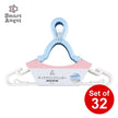 [ ケース販売 ]  SmartAngel  キッズグリップハンガー 6本入り×32個入 [西松屋]【日本出荷】