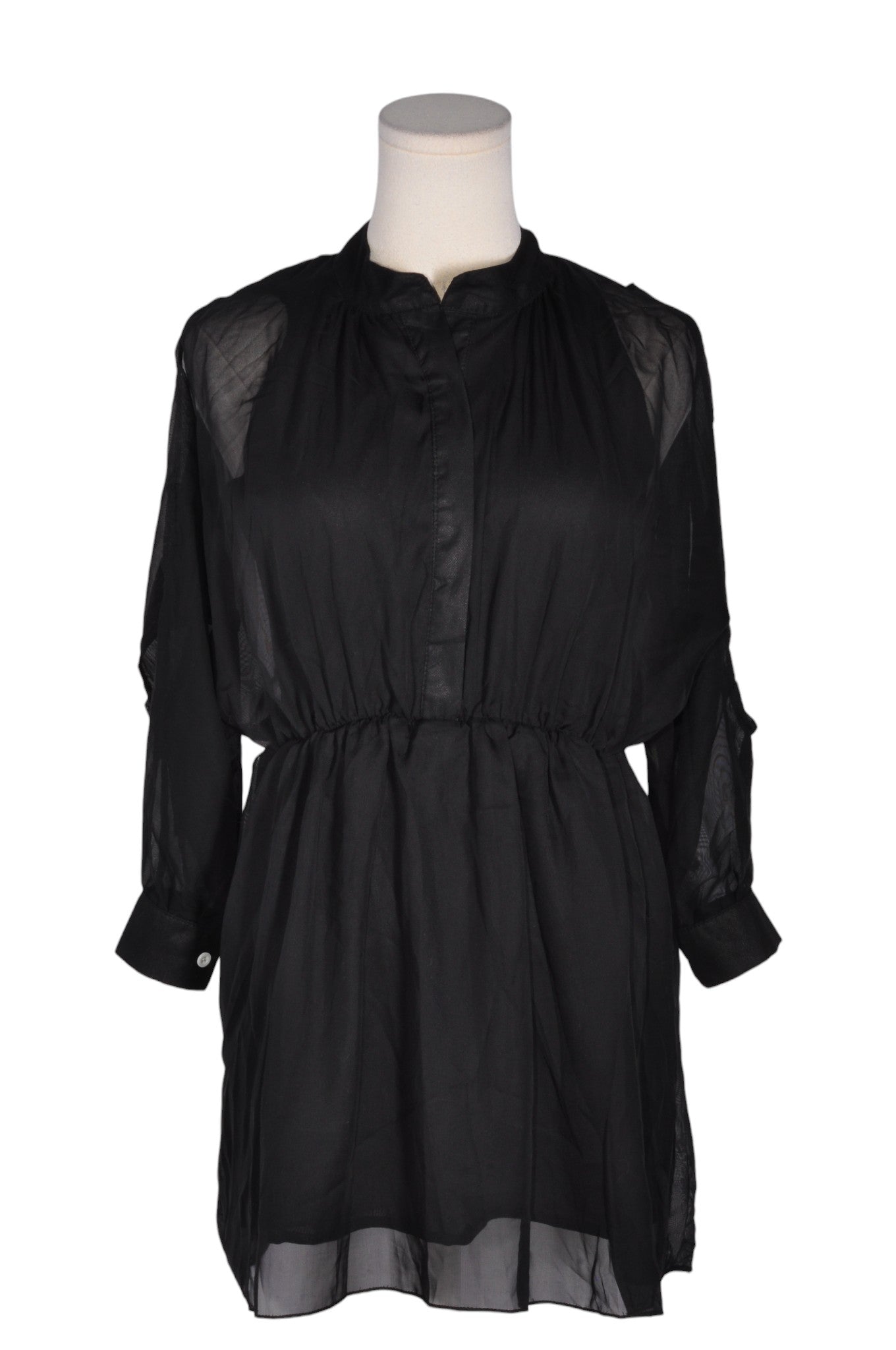 UNBRANDED Women Shirt Dresses Regular fit in Black - 4