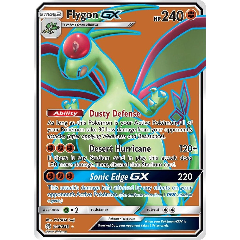 Flygon GX (Full Art) (218/236) (SM12)