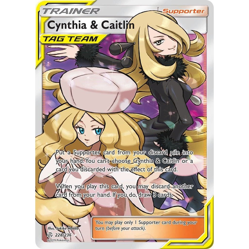 Cynthia & Caitlin (Full Art) (228/236) (SM12)